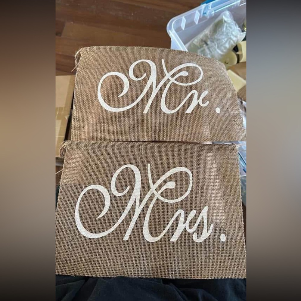 Mr & Mrs. Wedding banner